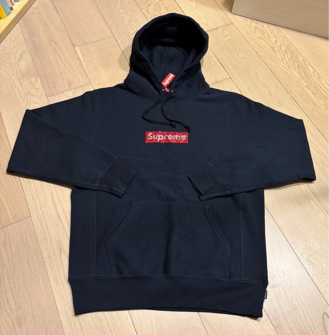 Swarovski x supreme hoodie discount
