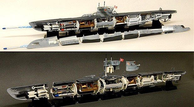 Targa 鋼密度模型 1/144 U-boat U-boot VII C