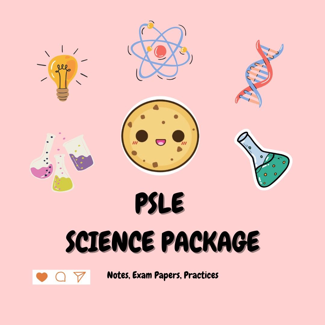 TOP RAFFLES STUDENT PSLE SCIENCE PACKAGE [Top Student's Notes, Practices, Papers, Questions] Primary 3, Primary 4, Primary 5, Primary 6, P3, P4, P5, P6 Science (Category: Assessment Books) located in Singapore. Submitted by biscuitnotes (Listing ID 1337726094, Image 1). Description: Hi Parents! Are you looking to give your child an edge in the upcoming PSLE Science exam? Our carefully curated PSLE Science Notes for Primary 3-6 students are the ul