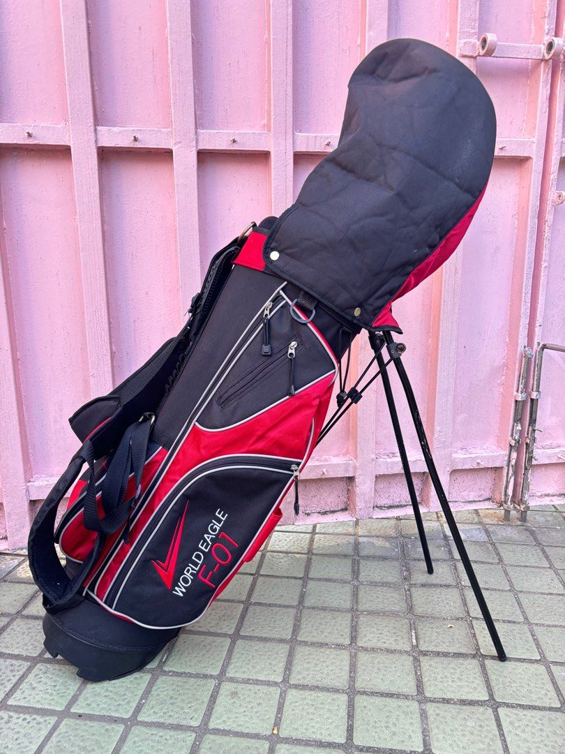 World Eagle Golf Set for Lefties (Complete) (Category: Golf) located in Manila. Submitted by eclipse58 (Listing ID 1337595252, Image 2). Description: COMPLETE World Eagle F-01 Golf Set for Left-Handed Golfers ✅️ 6-9 Irons, Pitching Wedge & Sand Wedge ✅️ World Eagle X-01 Driver, World Eagle X-01 3 Wood & World Eagle 5 Hybrid ✅️ Spalding Putter & World Eagle Golf Bag ✅️ Original World Eagle Steel Regular Flex Shaft & Grips ✅️ Very good condition & 