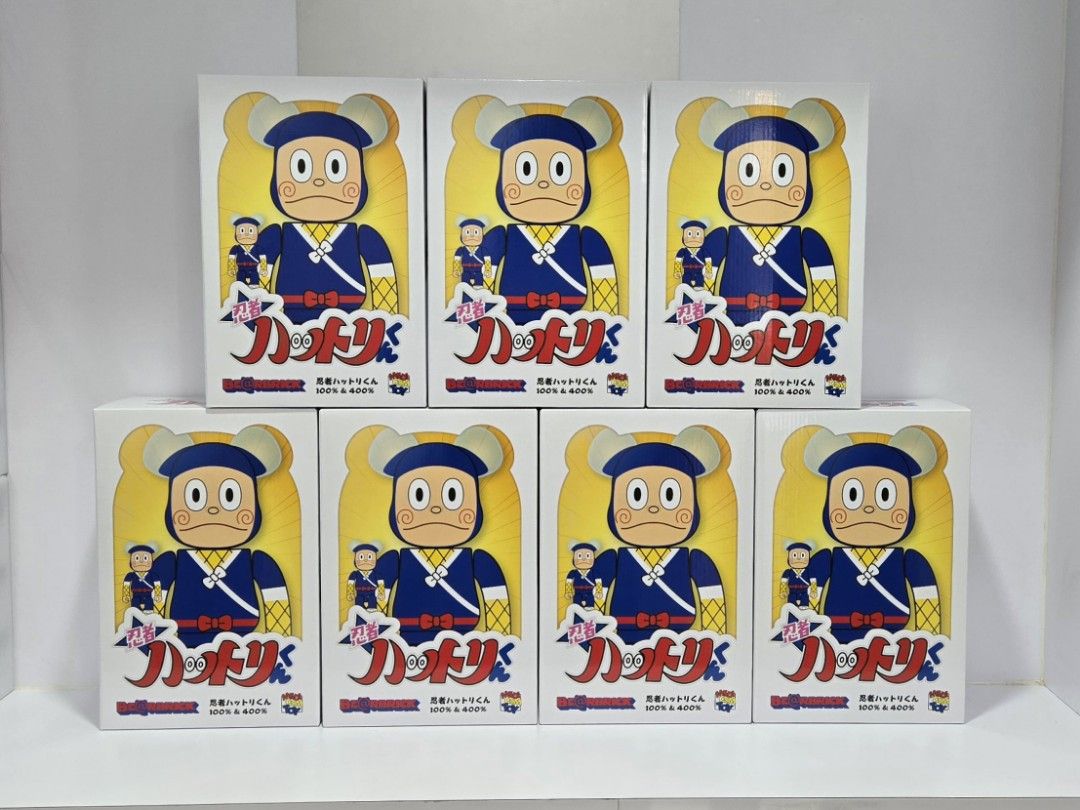 全新現貨實體店bearbrick be@rbrick 忍者小靈精100% 400%, 興趣
