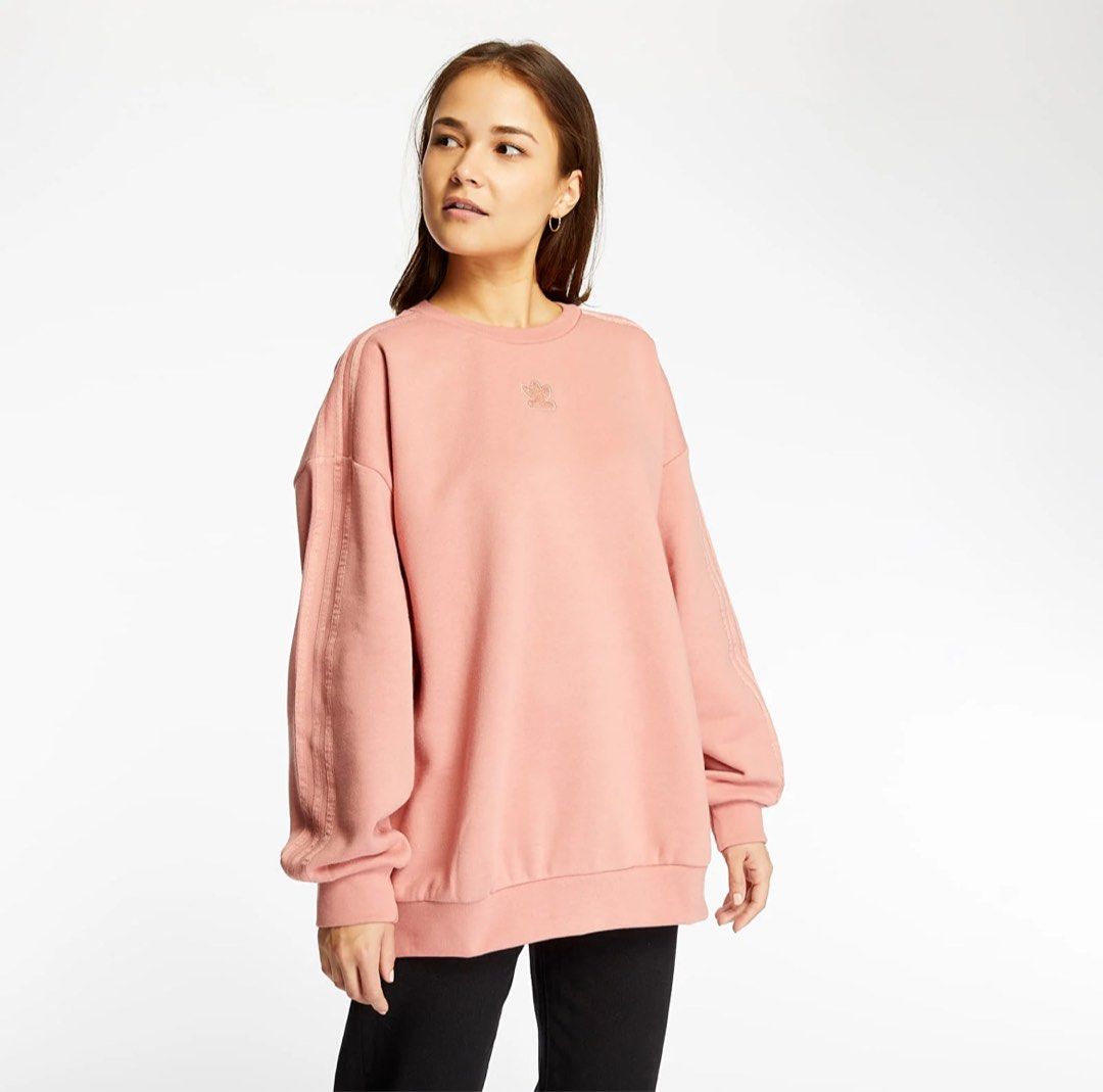Adidas dusty pink sweater 2025