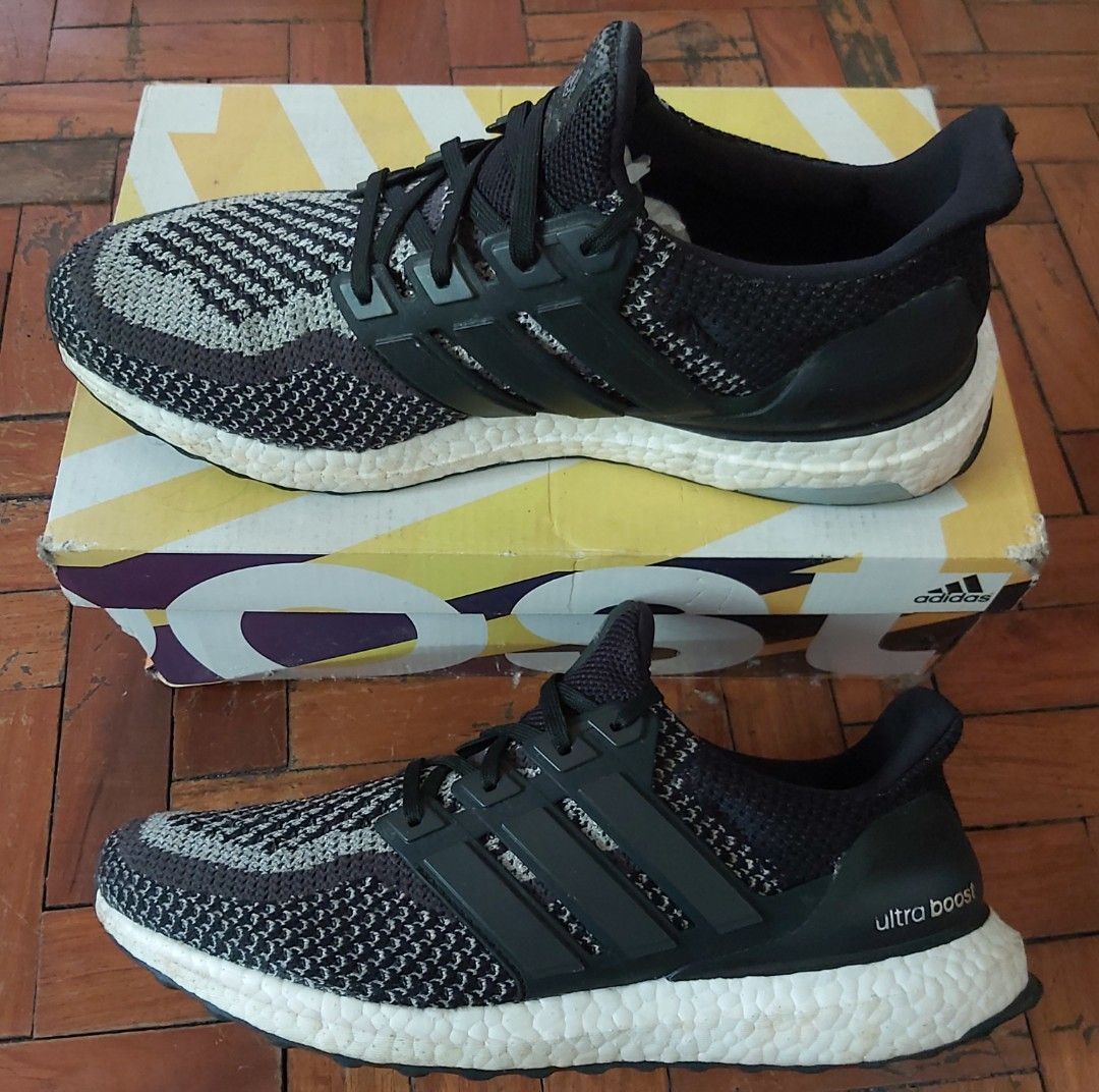 Adidas Ultraboost Bundle (Category: Sneakers) located in Cainta. Submitted by rylo7 (Listing ID 1337909213, Image 3). Description: Adidad Ultraboost Bundle 》Adidas Ultraboost 2.0 Black Reflective 3M - With original box. Selling price P2,000 》Adidas Ultraboost Uncaged - No box. Selling price P1,500 * Both pairs size 10 US Mens * Guaranteed Authentic and Legit * No issues, no history of repair, no reglued, etc. * If kukunin both pairs as SET, bigay