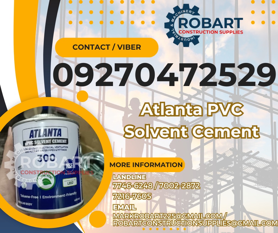 Atlanta PVC Solvent Cement, Commercial & Industrial, Construction Tools ...