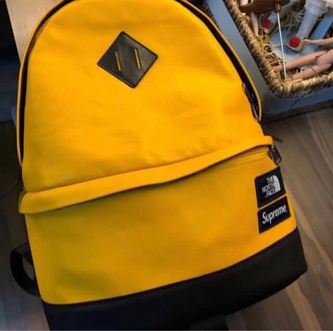 Supreme leather backpack 2025