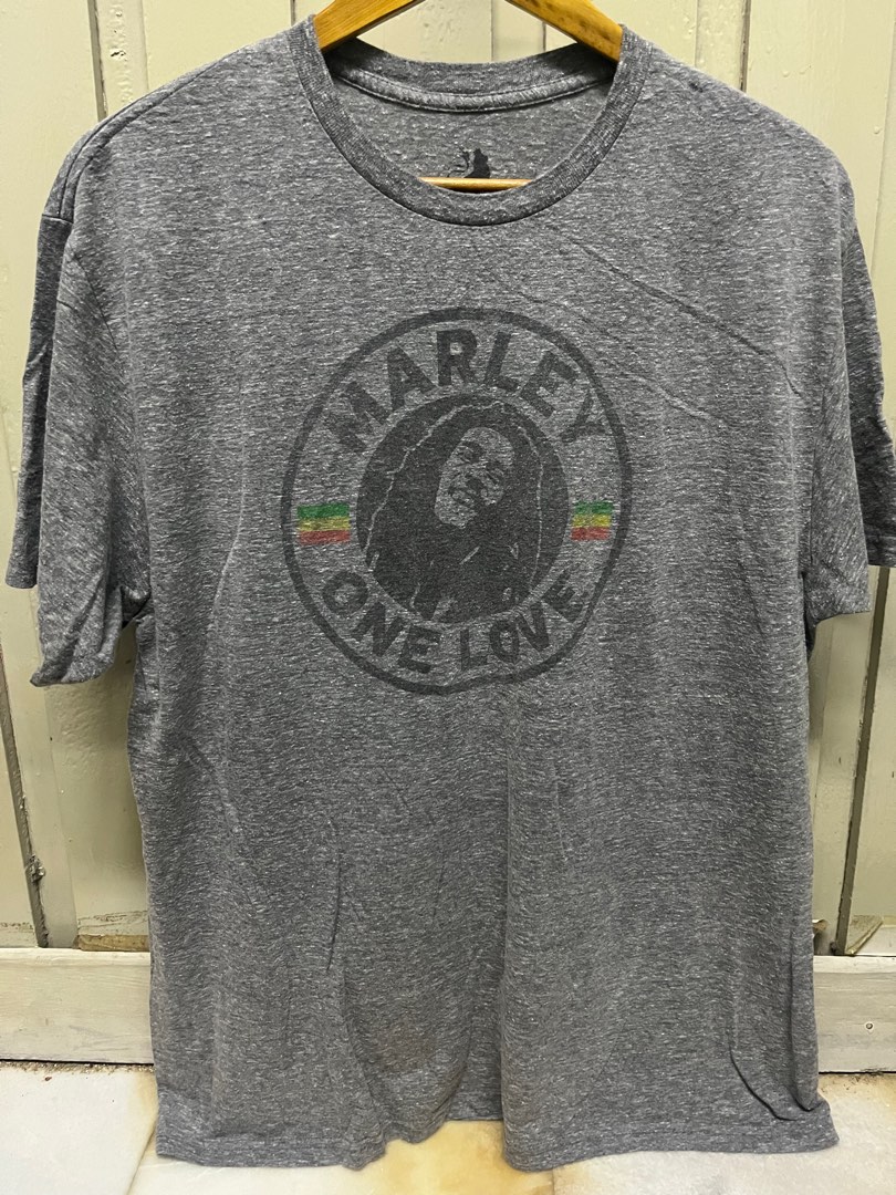 Bob Marley Roots Rock Reggae Men's T-Shirt - Officially Licensed, Black, Regular Fit - View #3