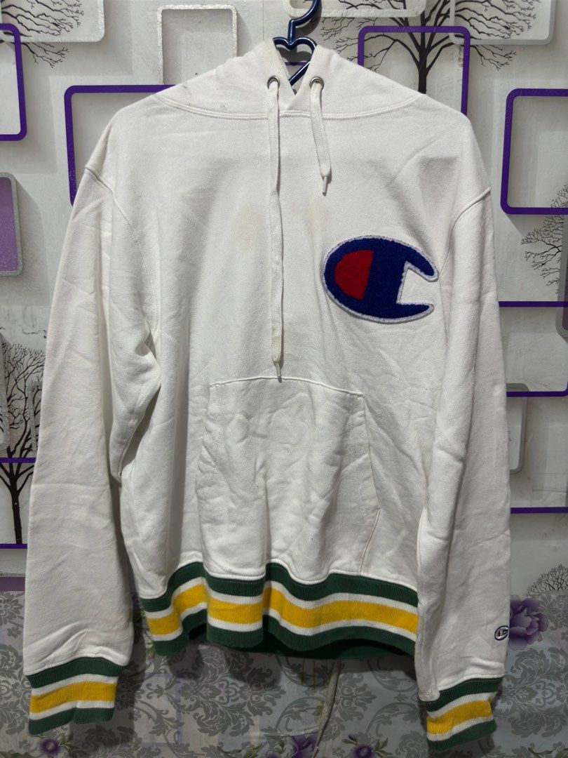 Champion tri color hoodie hot sale
