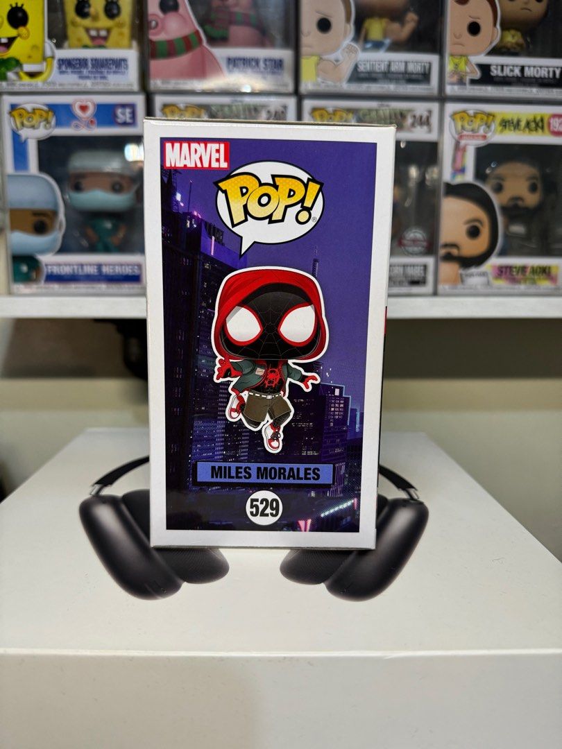 Funko Pop Miles Morales (Category: Designer & Blind Box Toys) located in Manila. Submitted by nebn3b (Listing ID 1337916455, Image 3). Description: FS Miles Morales 259 PX Exclusive 9/10 condition NOOB repriced to 2500 only Pm me!.