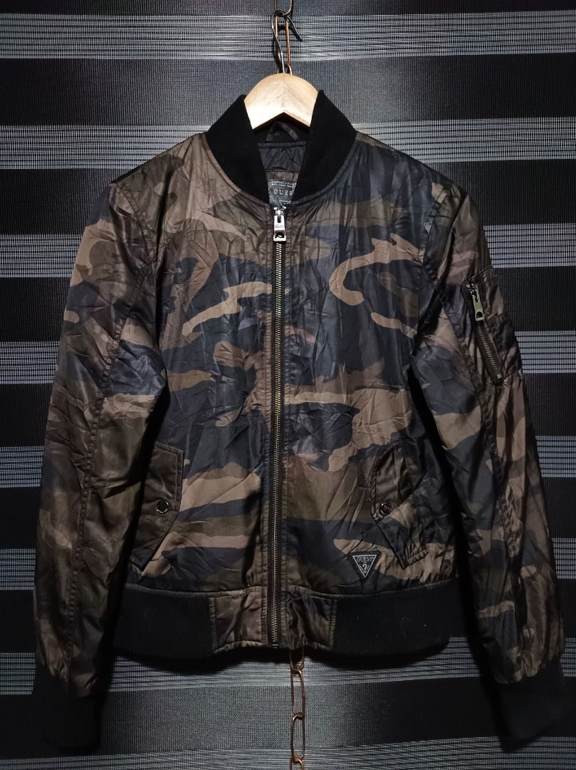 Guess Camo Bomber Jacket