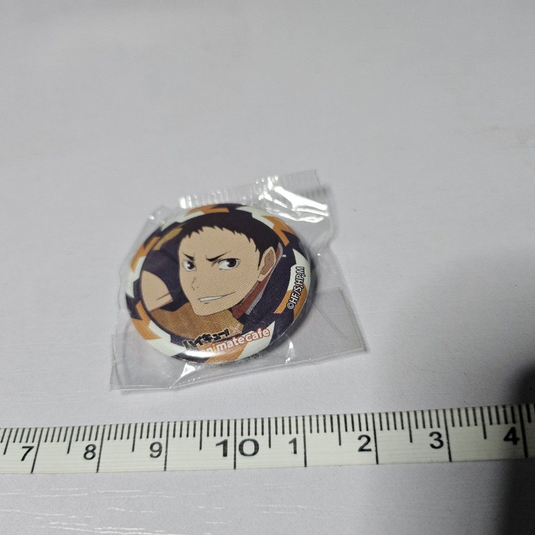 HAIKYU - Daichi PIN (Category: J-Wave Merchandise) located in Manila. Submitted by blackstar027 (Listing ID 1337928741, Image 1). Description: As is. Please refer to the images for the actual item. MOP - gCash - BPI, Union Bank, AUB, ShopiPay.