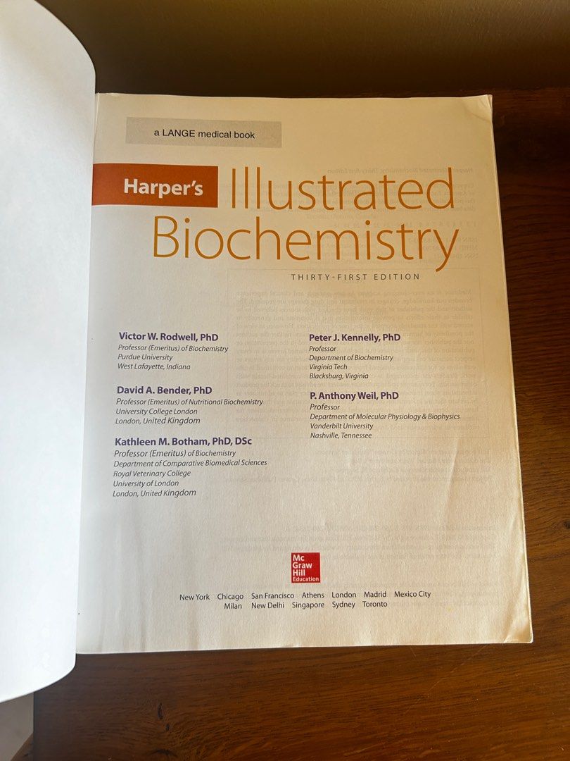 Harper’s Illustrated Biochemistry 31st Edition (Category: Textbooks) located in Antipolo. Submitted by luffy.24 (Listing ID 1337794958, Image 3). Description: 📚Medical books (books for medschool or med review esp for USMLE) ALL ARE ORIGINAL BOOKS, NOT REPRINTS ✅Harper’s Illustrated Biochemistry 31st Edition (₱1,500) ✅ Guyton & Hall Medical Physiology 2nd South Asia Edition (₱1,300) ✅Clinically Oriented Anatomy South Asia Edition by Moore, Dalley
