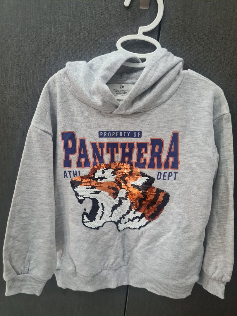H M Tiger Hoodie Sweater Babies Kids Babies Kids Fashion on Carousell