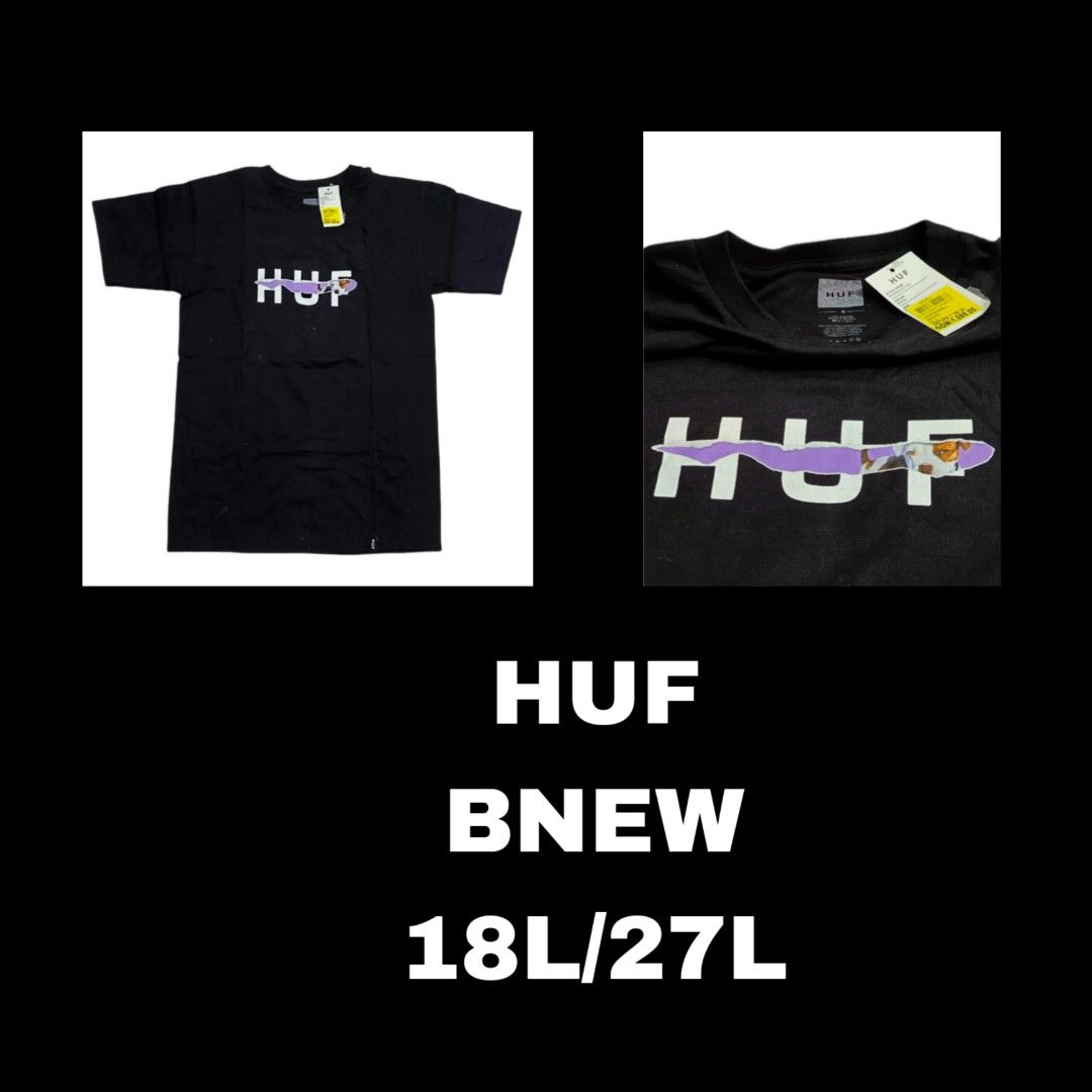 HUF skate shirt SMALL (Category: Tshirts & Polo Shirts ) located in Pasig City. Submitted by overdose12 (Listing ID 1337801084, Image 1). Description: 💯 Brand-new 💯 Authentic HUF Small: 18W/27L ₱400 + sf Loc: Pasig.