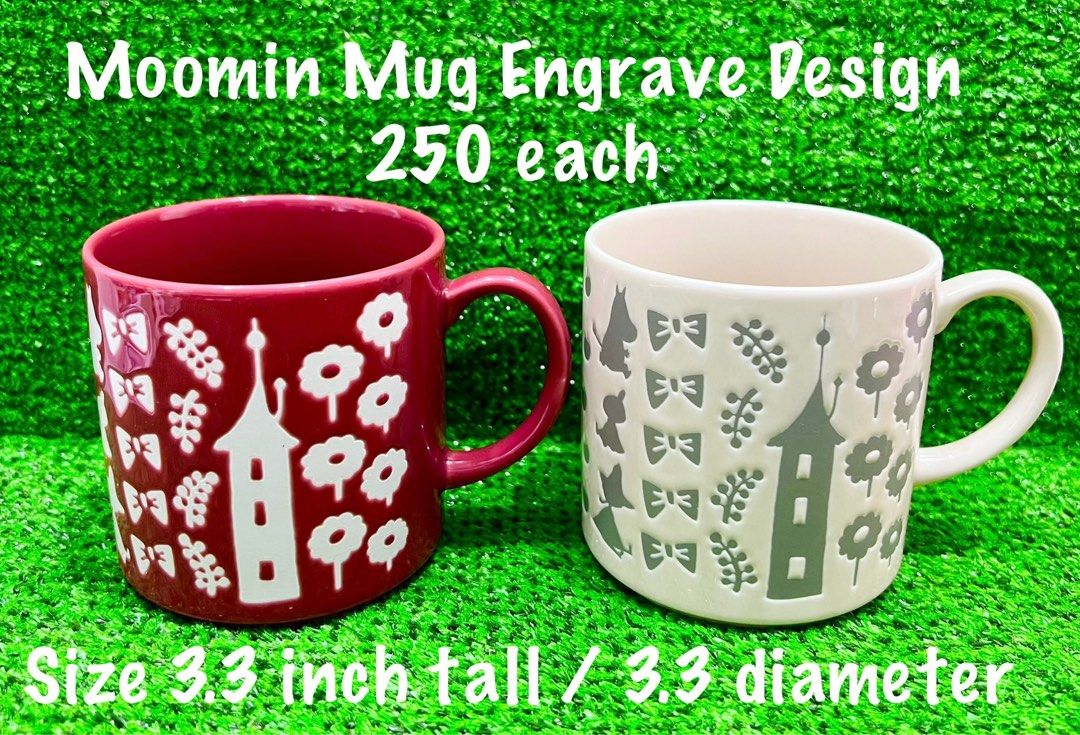 Moomin Valley Ceramics Mug (Category: Coffee & Tea Tableware) located in Binan City. Submitted by mayjhe (Listing ID 1337931357, Image 1). Description: ✨ For Sale ✨ 🎄 Moomin Valley 🎄Ceramic Mug 🌸 Other details posted 🔖 Price is ₱ 250.00 each 🌸 MOP : Gcash 🛵 Courier J&T and Lalamove 🇵🇭 Location Biñan Laguna 📋 Shipping every Thursday ☘️ For Fragile Items we ensure the the items are packed securly with bubble warp & carton dividers with Fra