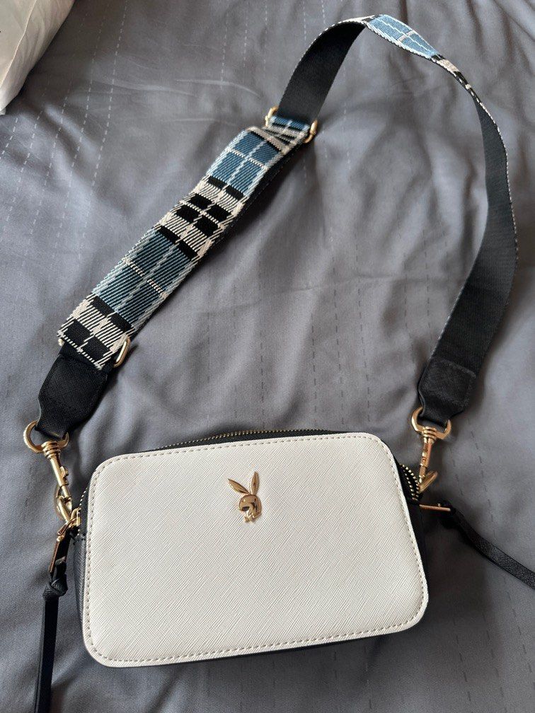 Leather Playboy Bunny Ladies Sling Bag PLAYBOY Purse Clutch