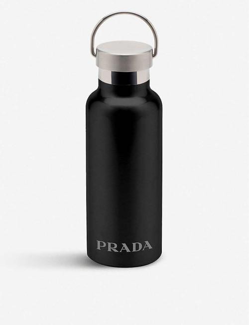 Prada Beauty Stainless Steel Water Bottle, Luxury, Accessories on