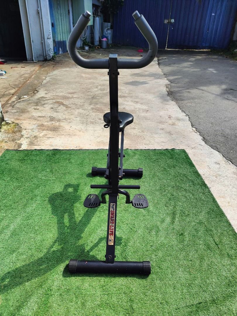 R67-C Total Crunch Power Rider Exercise Machine SMART LIFE Black ...