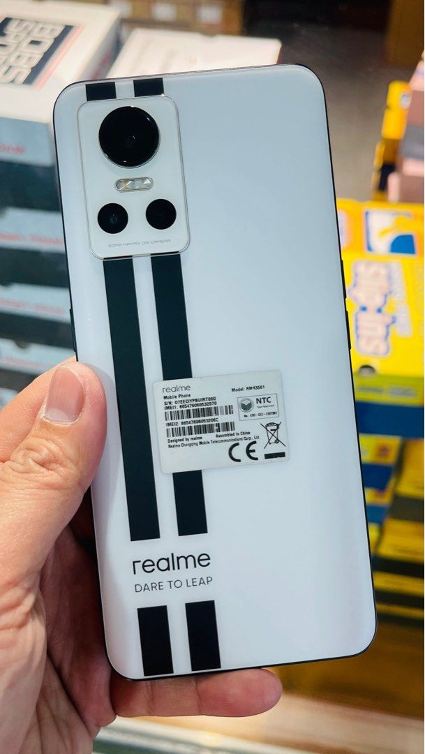 Realme GT neo 3 5g (Category: Realme) located in San Juan City. Submitted by duffzgadget (Listing ID 1337806704, Image 2). Description: Realme GT neo 3 5g Openline dual-sim 256gb 12gb ram sprint white ntc 💯Smooth and Good Condition No hidden defect or any issue Check all you want Complete packages .. We accept COP / COD / LBC .