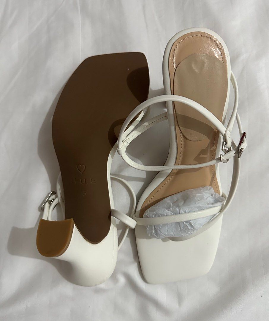 Strappy block heels sandals 2.5 inch Women s Fashion Footwear Flats Sandals on Carousell