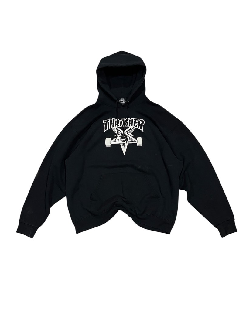 Thrasher Skateboarding GOAT Pentagram Hoodie Men s Fashion Coats Jackets and Outerwear on Carousell