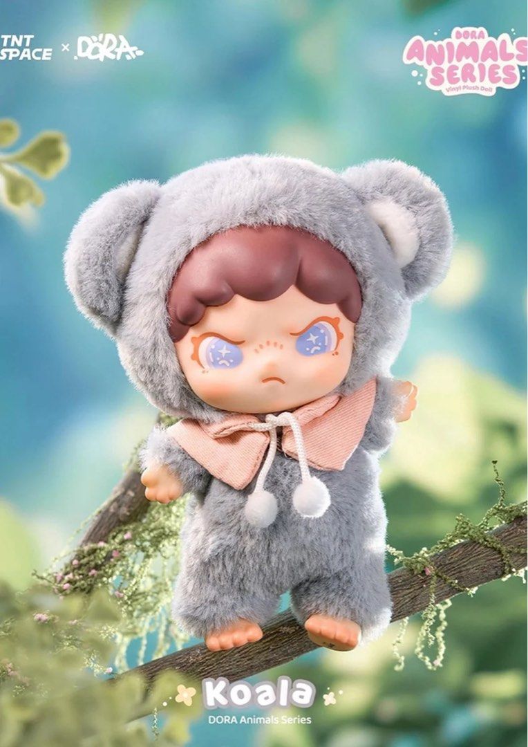 TNT SPACE Dora Animal Series Plush Doll (Category: Plushies & Soft Toys) located in Taytay. Submitted by sfg280926 (Listing ID 1337203320, Image 2). Description: Koala Baby Bear Sealed foil.
