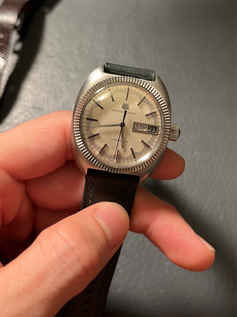 Boîtier De Montre Universal Genève Unisonic Original Vintage - Modèle 853104 - Neuf D'origine (NOS) Et Rare