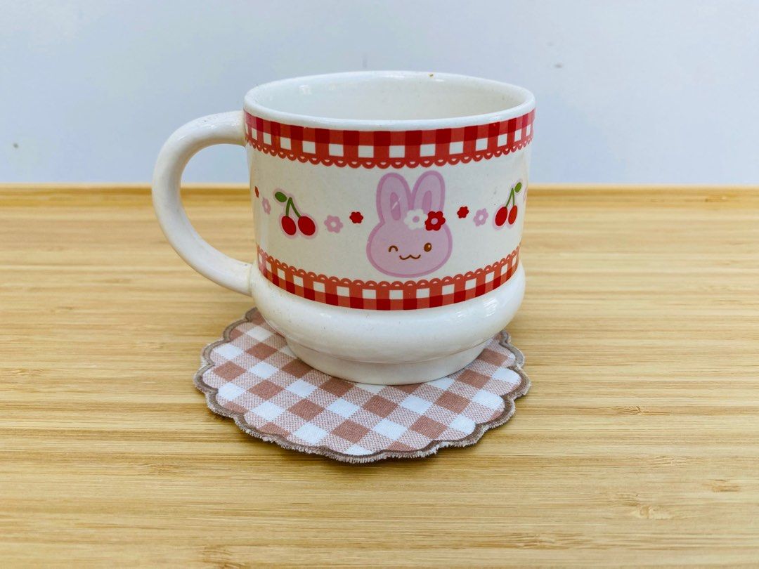 Usamomo ceramic mug (Category: Coffee & Tea Tableware) located in Cainta. Submitted by dan_bear (Listing ID 1337832525, Image 1). Description: ‼️Please read carefully before purchasing‼️ 🍀Please expect minor flaws in the print and the mug 🍀What you see is what you get dm me if you have any more questions or want to see more pictures of the items.