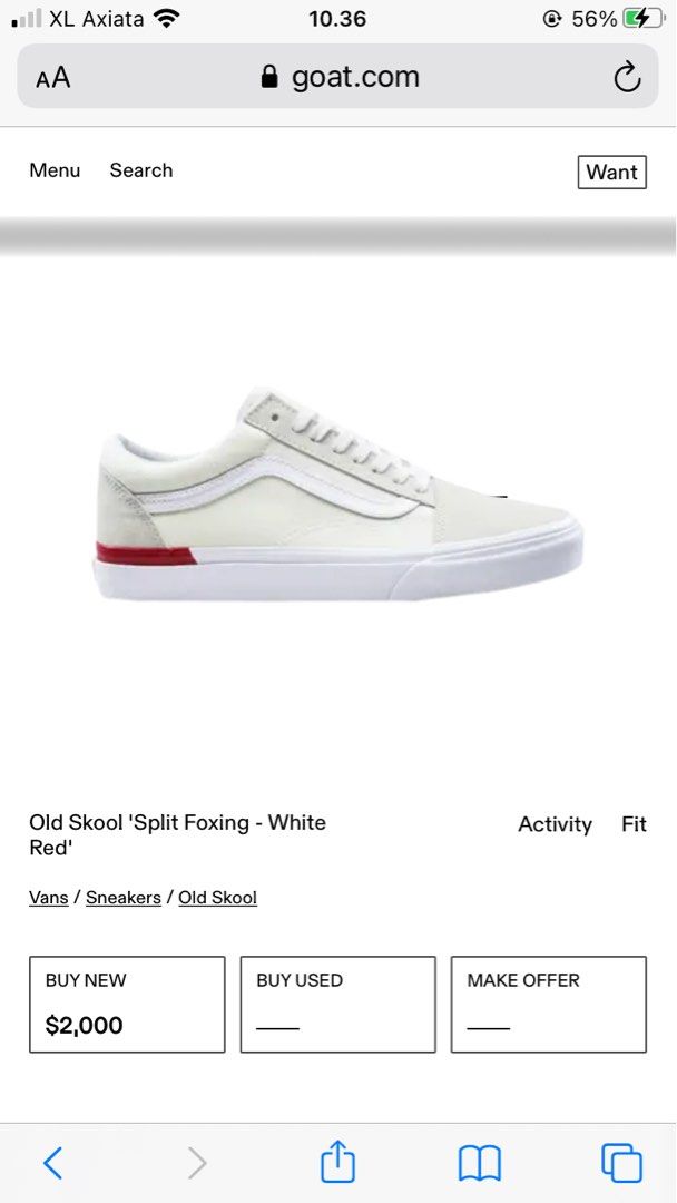 Vans old skool split foxing hot sale