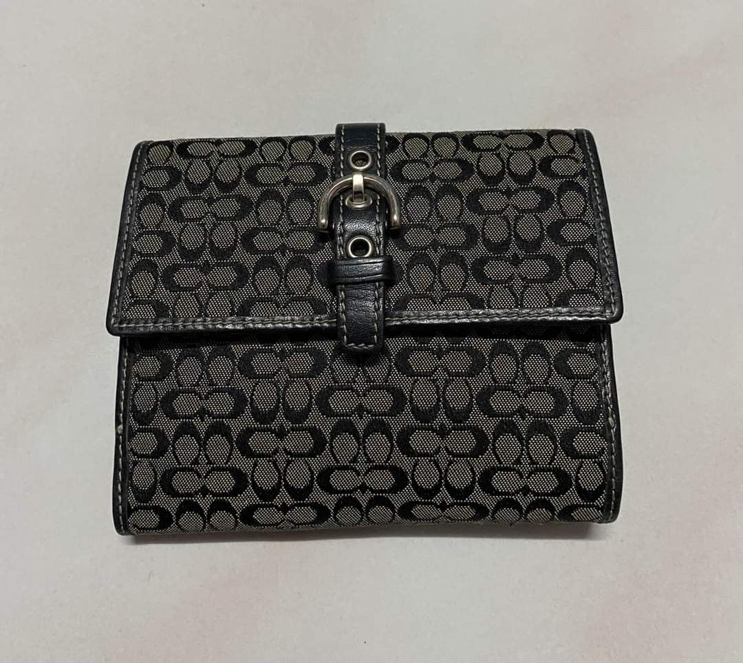 Vintage coach wallet top