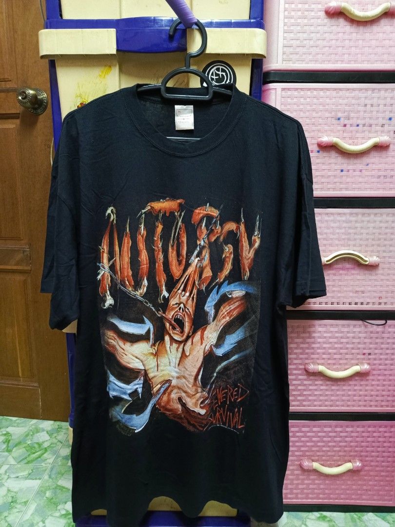 Maglietta Autopsy American Death Metal Band – Collezione GC133 – Cotone Nero Unisex