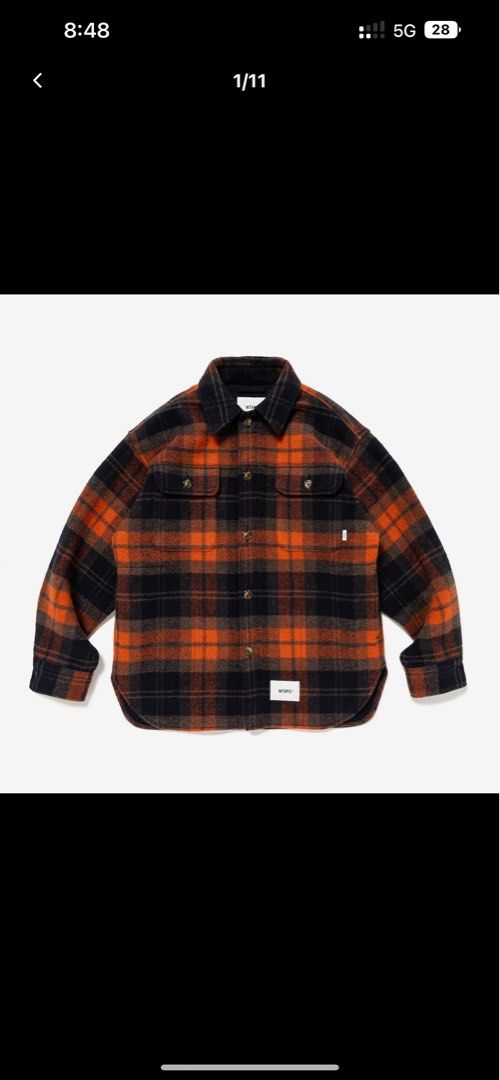 WTAPS WCPO 02 / JACKET / WOPL. MOSSER. TEXTILE, 男裝, 外套及