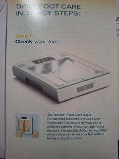 Foot Inspection Mirror Digital Scale