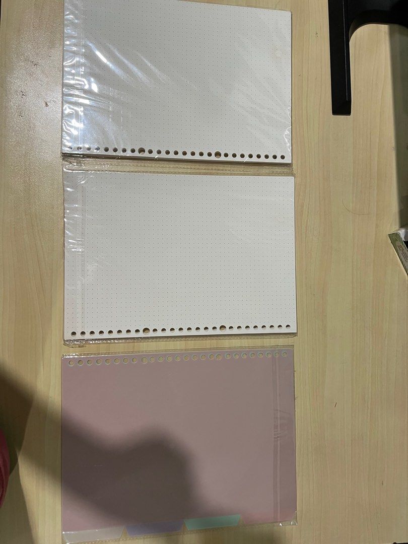 Binder Notebook (Muji-Style) with extra leaflets & divider (Category: Stationery & School Supplies) located in Quezon City. Submitted by tiunico (Listing ID 1338072267, Image 3). Description: Never been used! Comes with extra leaflets & divider (as seen in the picture) Rfs: getting married & moving out Pick up location: in E.rodriguez Sr ave, Quezon City Bookings by buyer. Payment first..