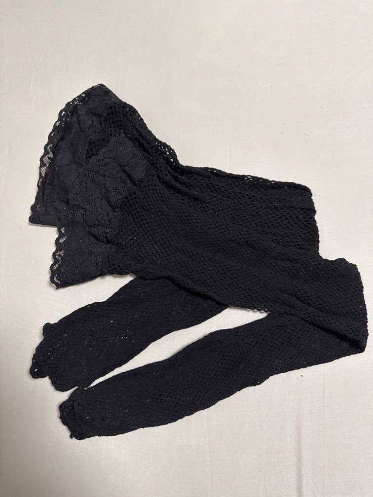 Dreamgirl black stocking with lace (Category: Undergarments & Loungewear) located in Makati City. Submitted by fleuraline (Listing ID 1338107580, Image 1). Description: Medium From my personal collection RFS: Decluttering Lingerie Brand new No tag.