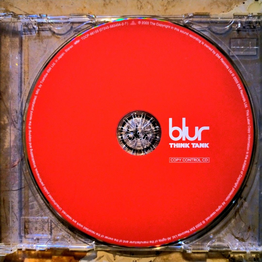 Blur - Think Tank CD Album (Category: CDs & DVDs) located in Taguig. Submitted by znarfscriber (Listing ID 1338045024, Image 3). Description: Blur Think Tank CD Album Made In Japan EMI Records 2003 Includes OBI and lyric sheet insert. Cover: EX Media: MINT RFS: Decluttering / Need Funds.