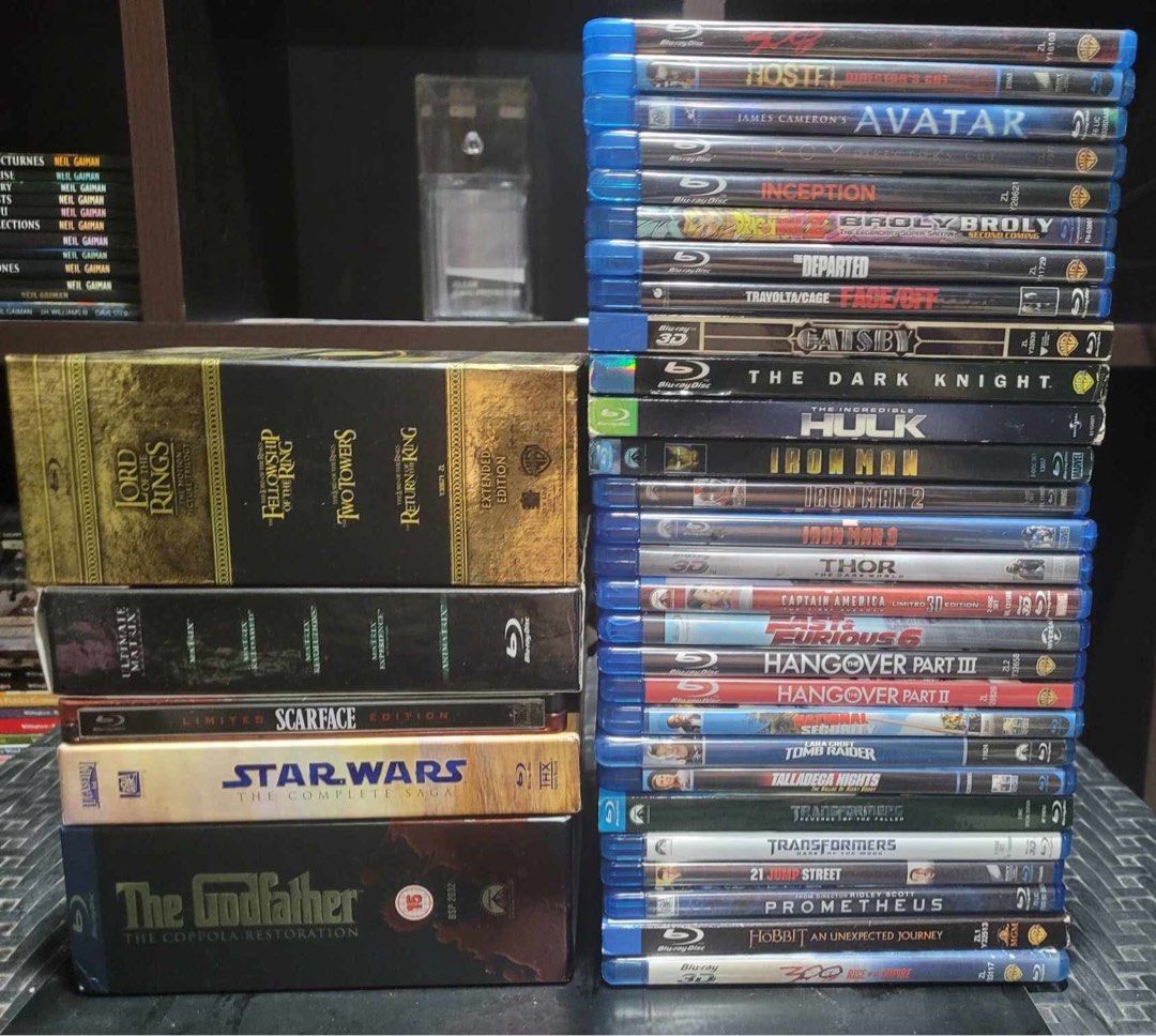 Bluray Collection Rare Copies (Category: CDs & DVDs) located in Manila. Submitted by ozzyoshot (Listing ID 1338024715, Image 1). Description: 300 only for these - Lara Croft Tomb Raider, Avatar, Troy, Inception, The Departed, Face/Off, Gatsby, Hobbit, 21 Jump Street, Talladega Nights, National Security Price for the rest: 300 and 300 Rise of an Empire 3D set - 790 Hostel Directors Cut, rare - 690 The Incredible Hulk Limited Edition 3D Packaging, 