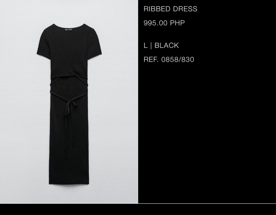 Zara Body con dress black (Category: Dresses) located in Cebu City. Submitted by siren83 (Listing ID 1338039365, Image 1). Description: .