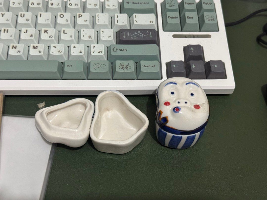 ceramic face jar dipping sauce container (Category: Other Kitchenware & Tableware) located in Quezon City. Submitted by polenn (Listing ID 1338047666, Image 2). Description: Selling as set only Thrifted this from an ig shop I have not used it myself, just used as display .