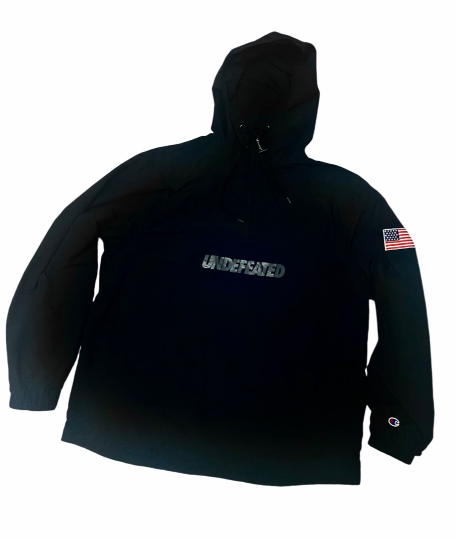 champion x undefeated anorak parka jacket