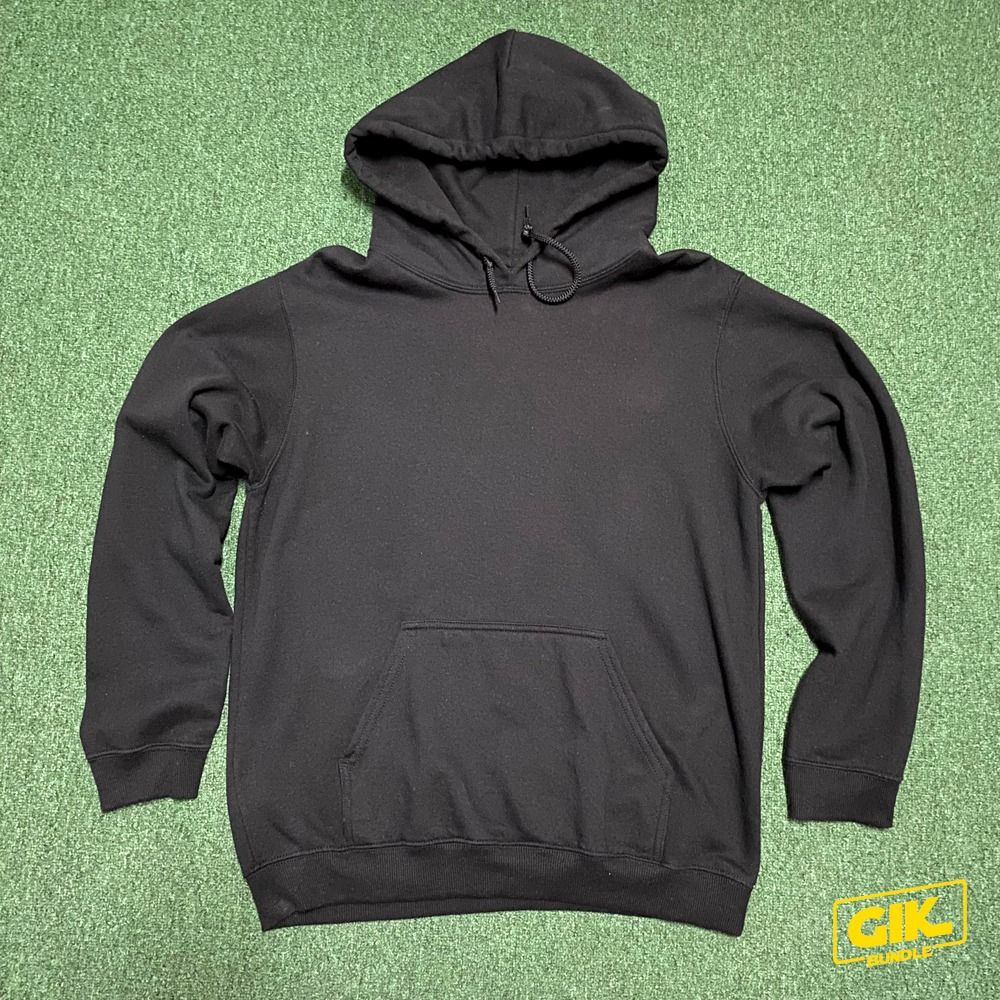 Gildan Heavy Blend Plain Black Pullover Hoodie Men s Fashion Coats Jackets and Outerwear on Carousell