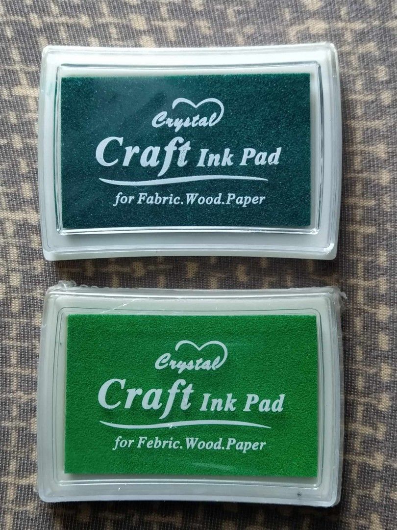 Green Stamp Pads (Category: Craft Supplies & Tools) located in Mandaluyong City. Submitted by jmc_61278 (Listing ID 1338056563, Image 1). Description: Selling a pair of green stamps for P100 as a set; bought from Craft Central for P149 each 1. Green - used once for testing 2. Neon Green - unopened Payment via GCash or bank transfer Shipping via GGX or lalamove.