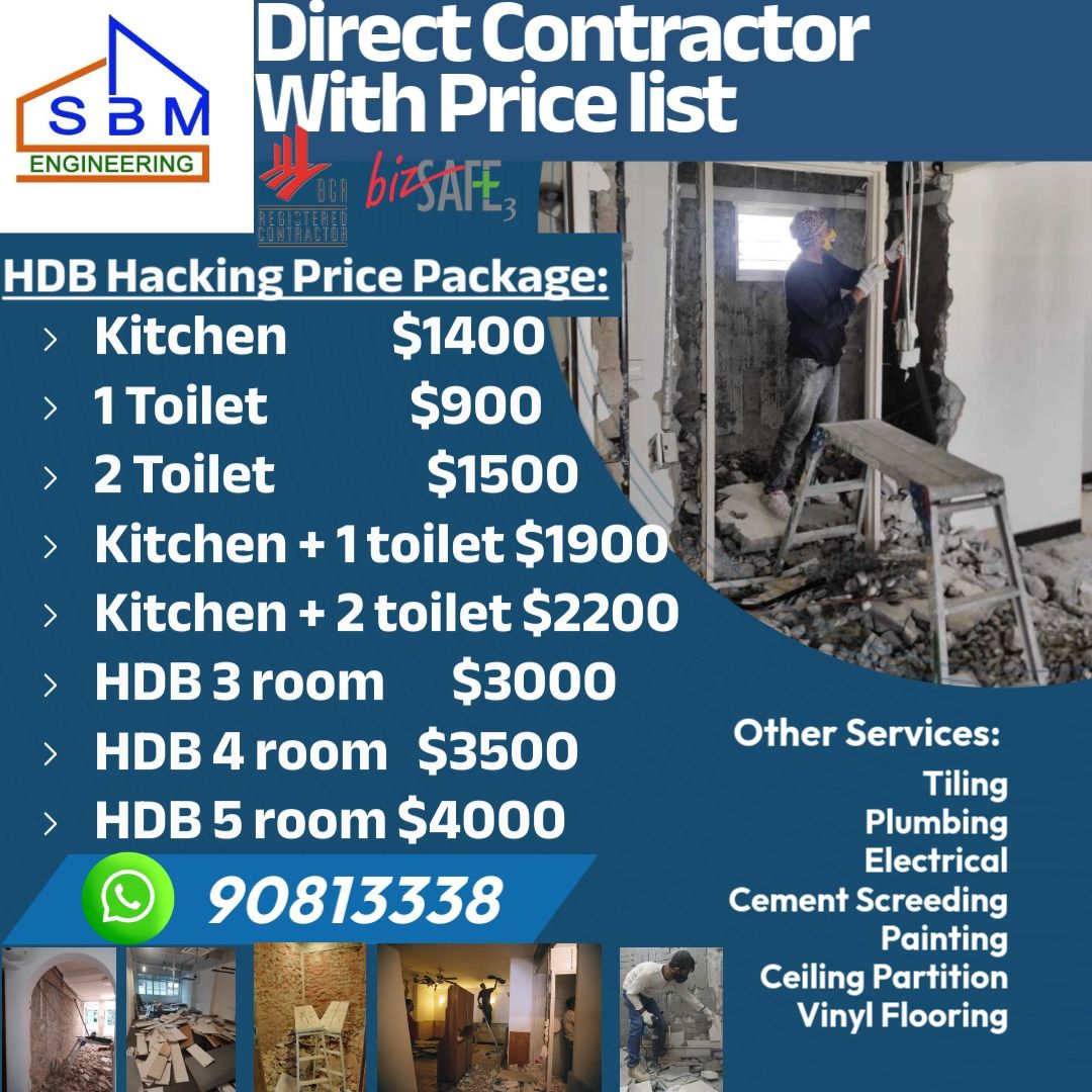 Hacking Reinstatement Dismantle Demolition Removal Contractor #shop #office #warehouse #factory #insdustrial #hdb #condo #landed  Director Contractor #Painting #Partition #false ceiling #plastering62863094300929111