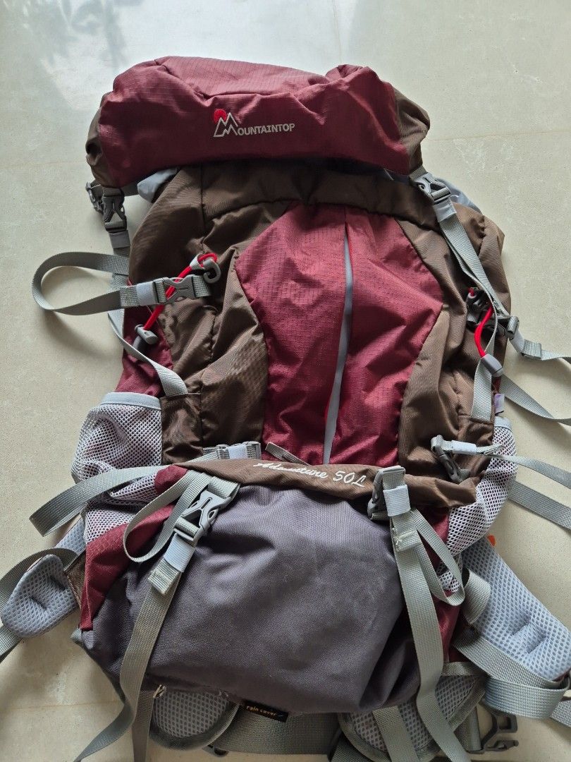 Hiking backpack Mountaintop 50L Men s Fashion Bags Backpacks on Carousell