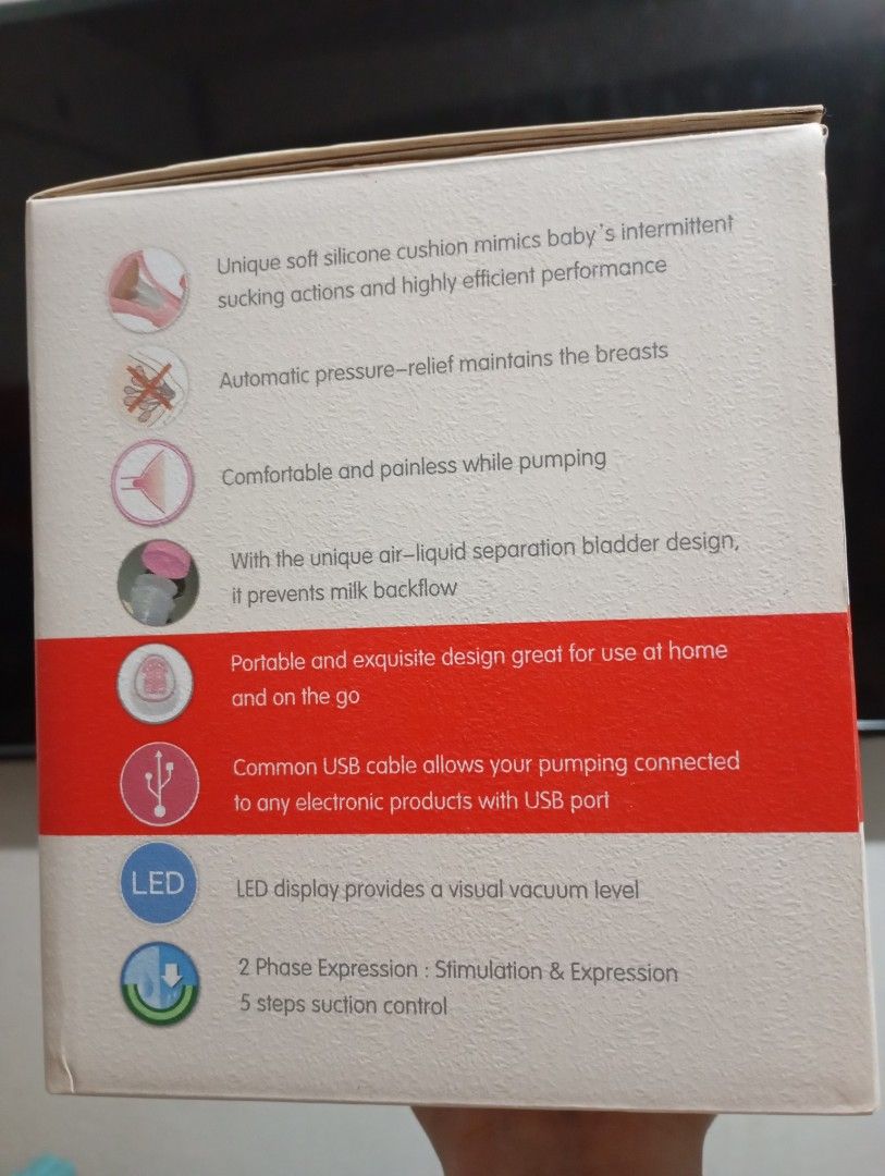 Horigen Electric Breast Pump (Category: Breastfeeding & Bottle Feeding) located in Manila. Submitted by aeiypl (Listing ID 1338025817, Image 3). Description: FOR SALE BNEW BELOW SRP! Horigen electric breast pump NEGO FOR SURE BUYER W/ FREE NB DIAPER 😊 30pcs 😍.