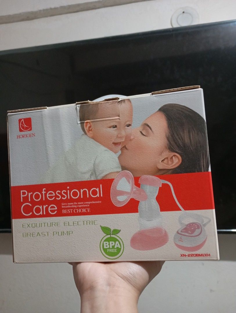 Horigen Electric Breast Pump (Category: Breastfeeding & Bottle Feeding) located in Manila. Submitted by aeiypl (Listing ID 1338025817, Image 1). Description: FOR SALE BNEW BELOW SRP! Horigen electric breast pump NEGO FOR SURE BUYER W/ FREE NB DIAPER 😊 30pcs 😍.
