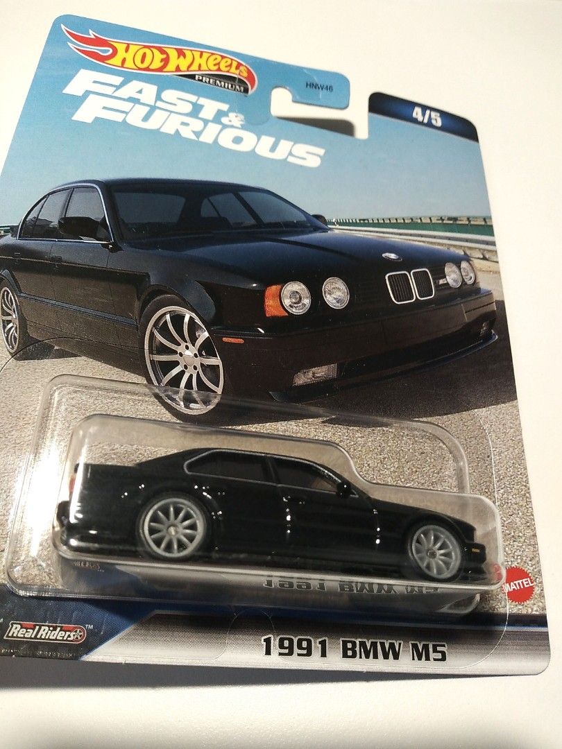Hot Wheels Premium / Car Culture 1991 BMW M5 (Black) , Fast & Furious ...