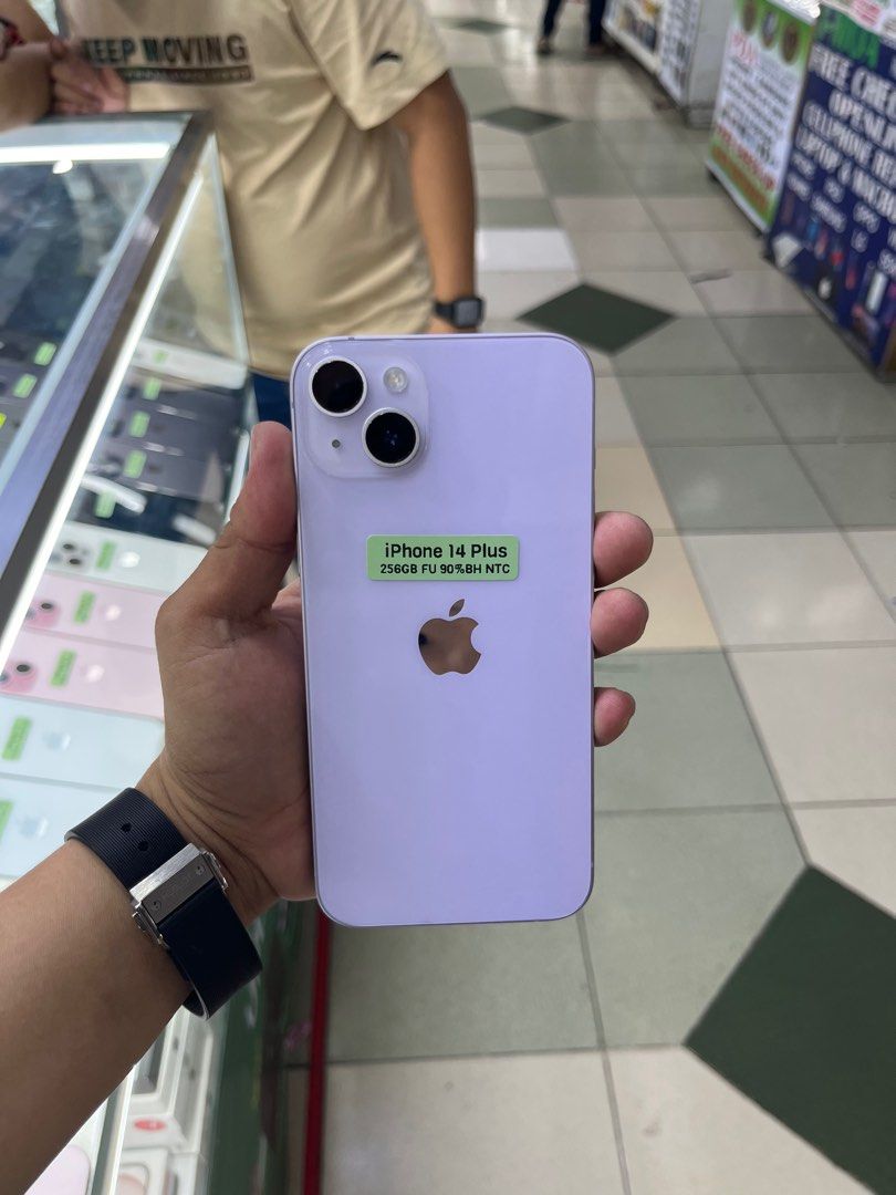 IPHONE 14 PLUS 256GB 90BH NTC OPENLINE NO ISSUE (Category: iPhone 14 Series) located in Manila. Submitted by mrkim_gadget (Listing ID 1338072360, Image 1). Description: Onhand| IPHONE 14 PLUS •256GB •Openline •99% Smooth •Never been Repaired •No Hidden Issues •Can Reset Anytime •Test to Sawa •NOT Refurb •Unli 3utools INCLUSION CLEAR CASE CHARGER TEMPERD •Mode of payment •Cash •Gcash •Bank Transfer We Open for COD (INYO PO SF) Pick-Up at my Shop i