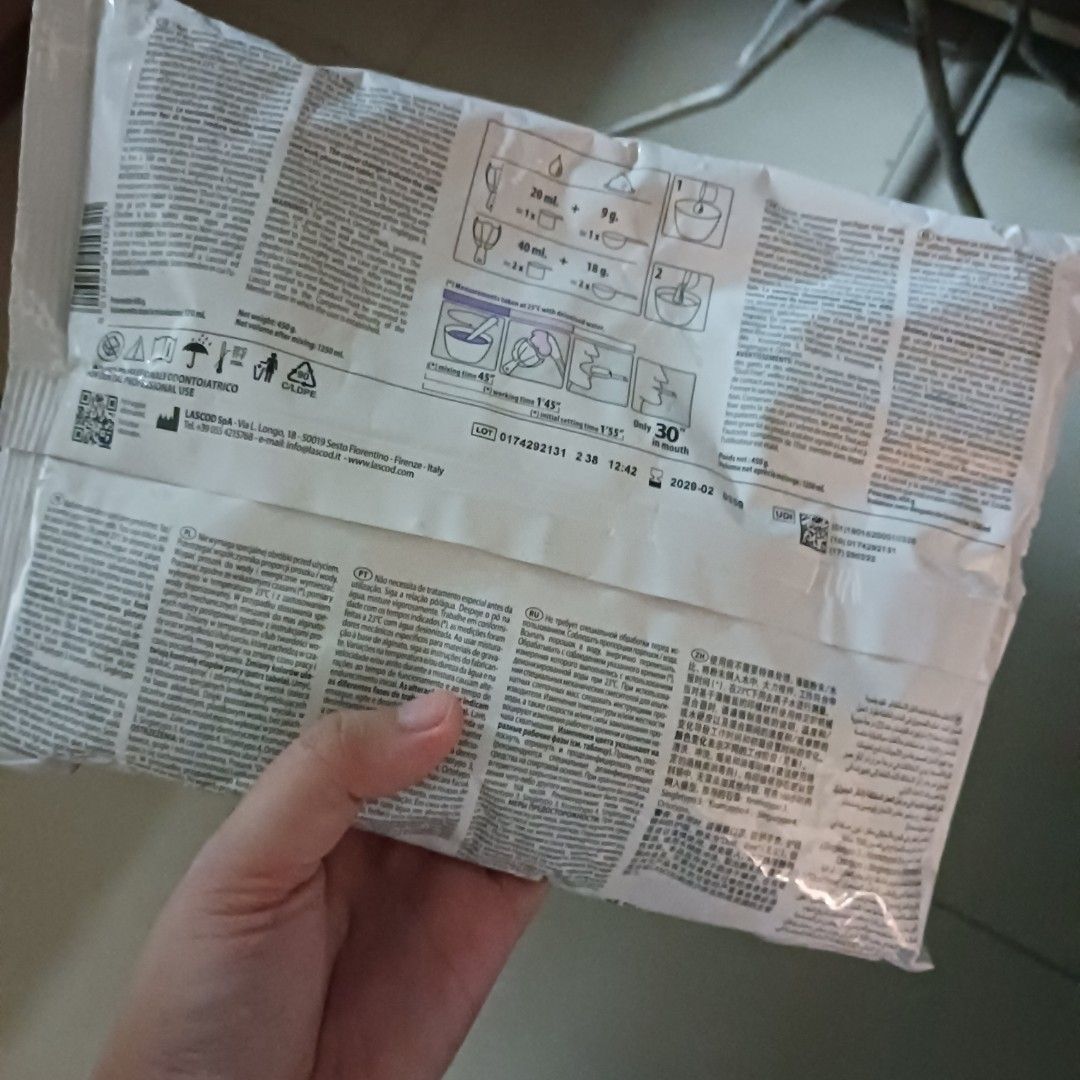 Kromopan Dental Alginate (Category: Medical Supplies & Tools) located in Caloocan City. Submitted by alspaceship (Listing ID 1337971239, Image 2). Description: .