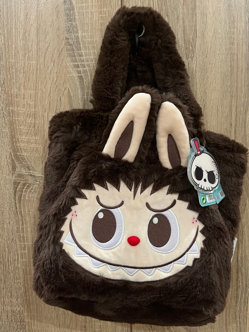 Labubu Reversible Plush Bag Tote Bag Women S Fashion Bags Wallets Tote Bags On Carousell Labubu Reversible Plush Bag To 1732407614 8a7e174a