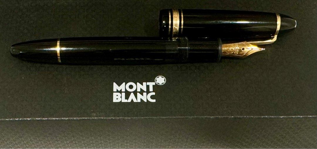 Montblanc Meisterstuck P146 Gold Fountain Pen Luxury Accessories on Carousell